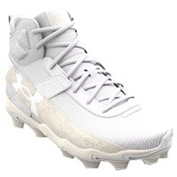 Under Armour Youth Harper 10 RM Jr Molded Basebball Cleats, White