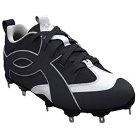 Under Armour Mens Yard ICON MT Metal Low Baseball Cleats, Black