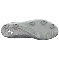 Under Armour Mens Yard ICON MT Metal Low Baseball Cleats, Grey