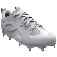 Under Armour Mens Yard ICON MT Metal Low Baseball Cleats, Grey