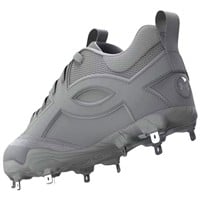 Under Armour Mens Yard ICON MT Metal Low Baseball Cleats, Grey