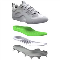 Under Armour Mens Yard ICON MT Metal Low Baseball Cleats, Grey