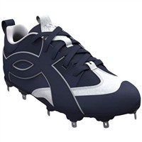 Under Armour Mens Yard ICON MT Metal Low Baseball Cleats, Navy