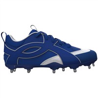 Under Armour Mens Yard ICON MT Metal Low Baseball Cleats, Royal