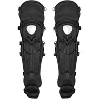 NIKE Diamond Elite Catchers Leg Guards, Black/White