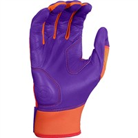 Rawlings Workhorse Fun Burst Limited Edition Batting Gloves, Purple/Orange