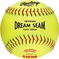 Rawlings Dream Seam NFHS Pro Leather Fastpitch Softball, 1-z