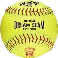 Rawlings Dream Seam USA Pro Leather Fastpitch Softball, 1-z