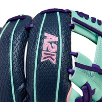 Wilson A2K 1786SS SuperSkin 11.5IN Baseball Glove (WBW103470115), Green/Navy