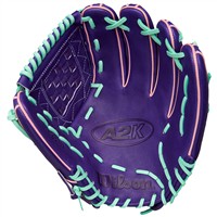 Wilson A2K C12 12IN Baseball Glove (WBW10350112), Purple/Pink