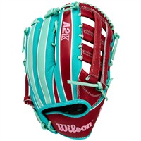 Wilson A2K MY7 12.5in Baseball Glove (WBW103474125), Red/Green
