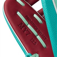 Wilson A2K MY7 12.5in Baseball Glove (WBW103474125), Red/Green