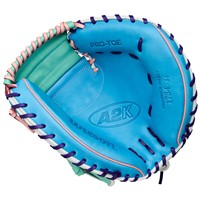 Wilson A2K 1734SS SuperSkin 34IN Baseball Catchers Glove (WBW10347634), Blue/Green