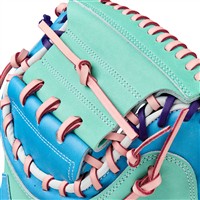 Wilson A2K 1734SS SuperSkin 34IN Baseball Catchers Glove (WBW10347634), Blue/Green