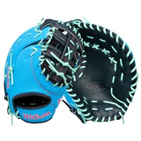 Wilson A2000 1677 SuperSkin 12.5IN 1st Base Baseball Glove (WBW103459125), Navy/Blue