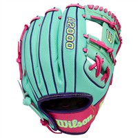 Wilson A2000 DP15 Pedroia Fit SuperSkin 11.5IN Baseball Glove (WBW103461115, Green
