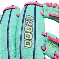 Wilson A2000 DP15 Pedroia Fit SuperSkin 11.5IN Baseball Glove (WBW103461115, Green