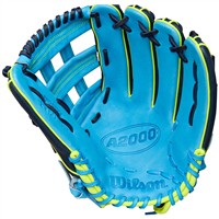 Wilson A2000 PF50 Pedroia Fit SuperSkin 12.25IN Baseball Glove (WBW10346312, Blue/Navy