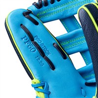 Wilson A2000 PF50 Pedroia Fit SuperSkin 12.25IN Baseball Glove (WBW10346312, Blue/Navy