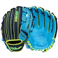 Wilson A2000 PF50 Pedroia Fit SuperSkin 12.25IN Baseball Glove (WBW10346312, Blue/Navy