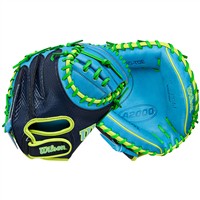 Wilson A2000 PF33 Pedroia Fit SS 33IN Baseball Catchers Glove (WBW10346533), Blue/Navy
