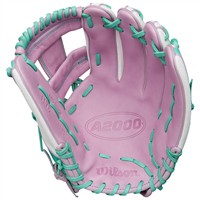 Wilson A2000 FP75SS SuperSkin 11.75IN Fastpitch Softball Glove (WBW10348511, Purple/White