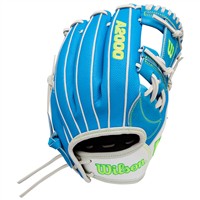 Wilson A2000 H12SS SuperSkin 12IN Fastpitch Softball Glove (WBW10348612), Blue/White
