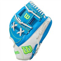 Wilson A2000 H12SS SuperSkin 12IN Fastpitch Softball Glove (WBW10348612), Blue/White