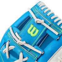 Wilson A2000 H12SS SuperSkin 12IN Fastpitch Softball Glove (WBW10348612), Blue/White