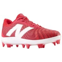 New Balance Men's FuelCell 4040v7 Low Molded Baseball Cleat, Red/White