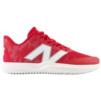 New Balance Men's FuelCell 4040v7 Turf Trainer Baseball Shoes, Red/White