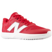 New Balance Men's FuelCell 4040v7 Turf Trainer Baseball Shoes, Red/White