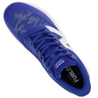 New Balance Men's FuelCell 4040v7 Turf Trainer Baseball Shoes, Royal/White