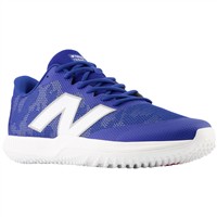 New Balance Men's FuelCell 4040v7 Turf Trainer Baseball Shoes, Royal/White