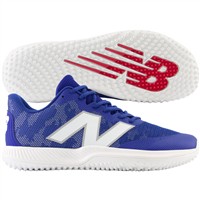 New Balance Men's FuelCell 4040v7 Turf Trainer Baseball Shoes, Royal/White