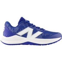 New Balance Youth 4040v7 Turf Trainer Baseball Shoe, Royal/White
