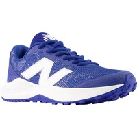 New Balance Youth 4040v7 Turf Trainer Baseball Shoe, Royal/White