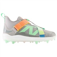 New Balance Unisex FuelCell Lindor v2 Comp Molded Baseball Cleat, Grey/Multi