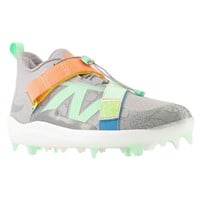 New Balance Unisex FuelCell Lindor v2 Comp Molded Baseball Cleat, Grey/Multi