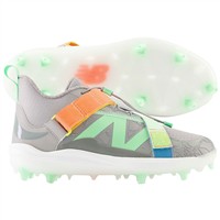 New Balance Unisex FuelCell Lindor v2 Comp Molded Baseball Cleat, Grey/Multi