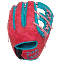 Rawlings LE REV1X Electric Unicorn 11.5in Baseball Glove (REV204-32TE), Pink/Blue
