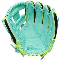 Wilson Limited Edition A2000 The Open 1786 11.5IN Baseball Glove (WBW104177, Black/Yellow