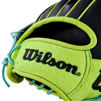 Wilson Limited Edition A2000 The Open 1786 11.5IN Baseball Glove (WBW104177, Black/Yellow