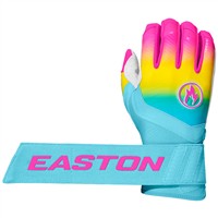 Easton Adult Limited Edition Walkoff Ethos Locked In Hype Fire Batting Glov, Yellow