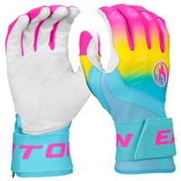 Easton Adult Limited Edition Walkoff Ethos Locked In Hype Fire Batting Glov, Yellow