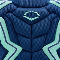 Evoshield Ltd Ed Austin Wells STMNT SRZ Adult 16IN Catchers Chest Protector, Navy/Green