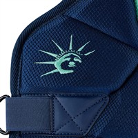 Evoshield Ltd Ed Austin Wells STMNT SRZ Adult 16IN Catchers Chest Protector, Navy/Green