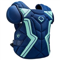 Evoshield Ltd Ed Austin Wells STMNT SRZ Adult 16IN Catchers Chest Protector, Navy/Green