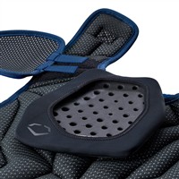 Evoshield Ltd Ed Austin Wells STMNT SRZ Adult 16IN Catchers Chest Protector, Navy/Green