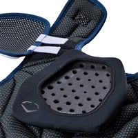 Evoshield Ltd Ed Austin Wells STMNT SRZ Int 15IN Catchers Chest Protector, Navy